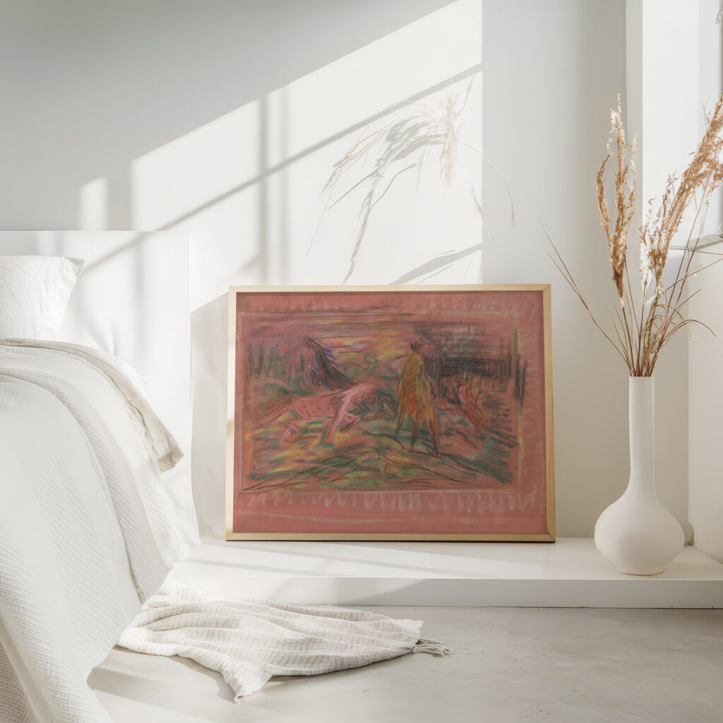 Horses in a Pasture 1937 Arnold Peter Weisz Kubincan 4 mockup