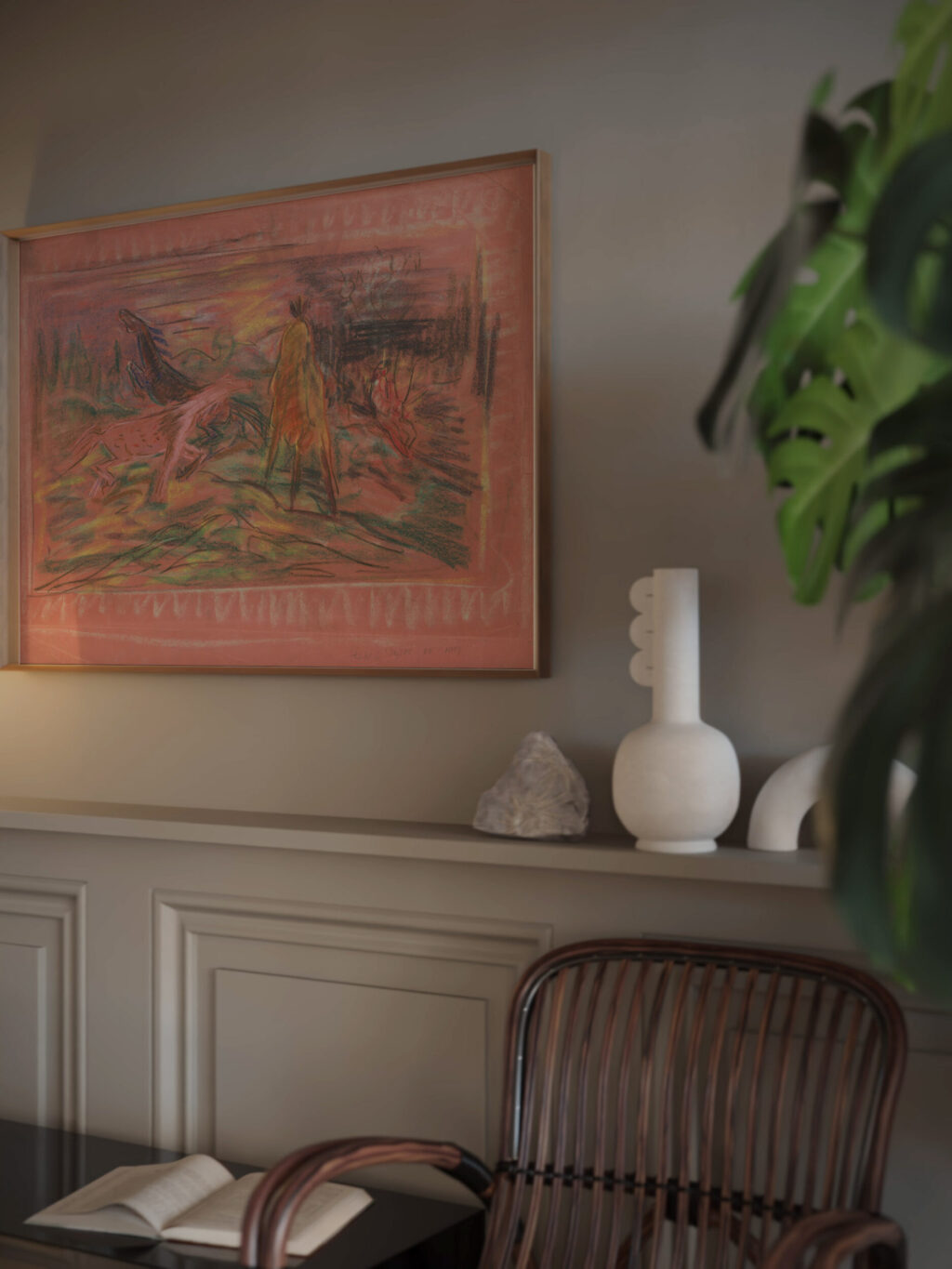 Horses in a Pasture 1937 Arnold Peter Weisz Kubincan video mockup