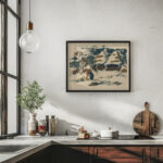 Horska krajina s vidiencankou 1930 Zolo Palugyay 6 mockup