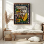 Hortensia und GrosKeiser Tritten von SeelenWald im HortensiaZorn 1917 Adolf Wolfli 5 mockup
