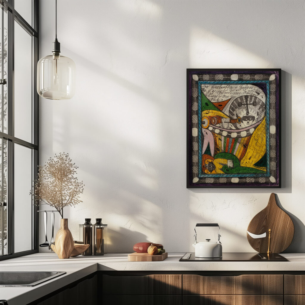 Hortensia und GrosKeiser Tritten von SeelenWald im HortensiaZorn 1917 Adolf Wolfli 6 mockup