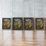 Hortensia und GrosKeiser Tritten von SeelenWald im HortensiaZorn 1917 Adolf Wolfli framed posters mockup