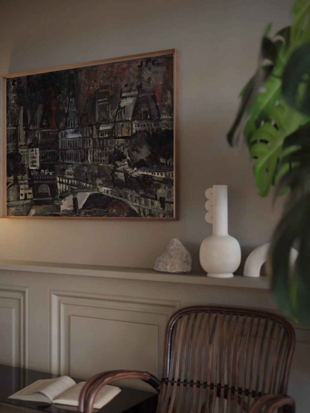 Hotel de Ville Palais de Justice 1927 Joaquin Torres Garcia video mockup