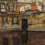 House Wall on the River 1915 Egon Schiele 8 mockup