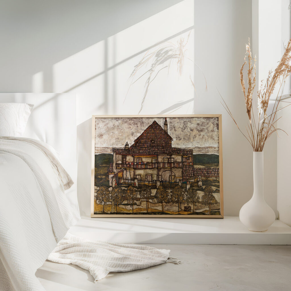 House with Shingle Roof Old House II 1915 Egon Schiele 4 mockup