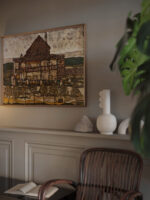 House with Shingle Roof Old House II 1915 Egon Schiele video mockup