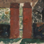 House with a red gate 1931 Tadeusz Makowski 8 mockup