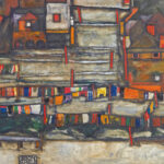 Houses With Laundry Suburb II 1914 Egon Schiele 8 mockup