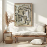 Houses in Paris Place Ravignan 1911 Juan Gris 5 mockup