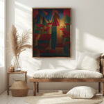 Houses tower and mountains 1919 20 Carl Grossberg 5 mockup Houses tower and mountains 1919 20 Carl Grossberg 5 mockup