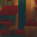 Houses tower and mountains 1919 20 Carl Grossberg 8 mockup Houses tower and mountains 1919 20 Carl Grossberg 8 mockup