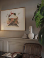 Houses with Red 1917 Charles Demuth video mockup