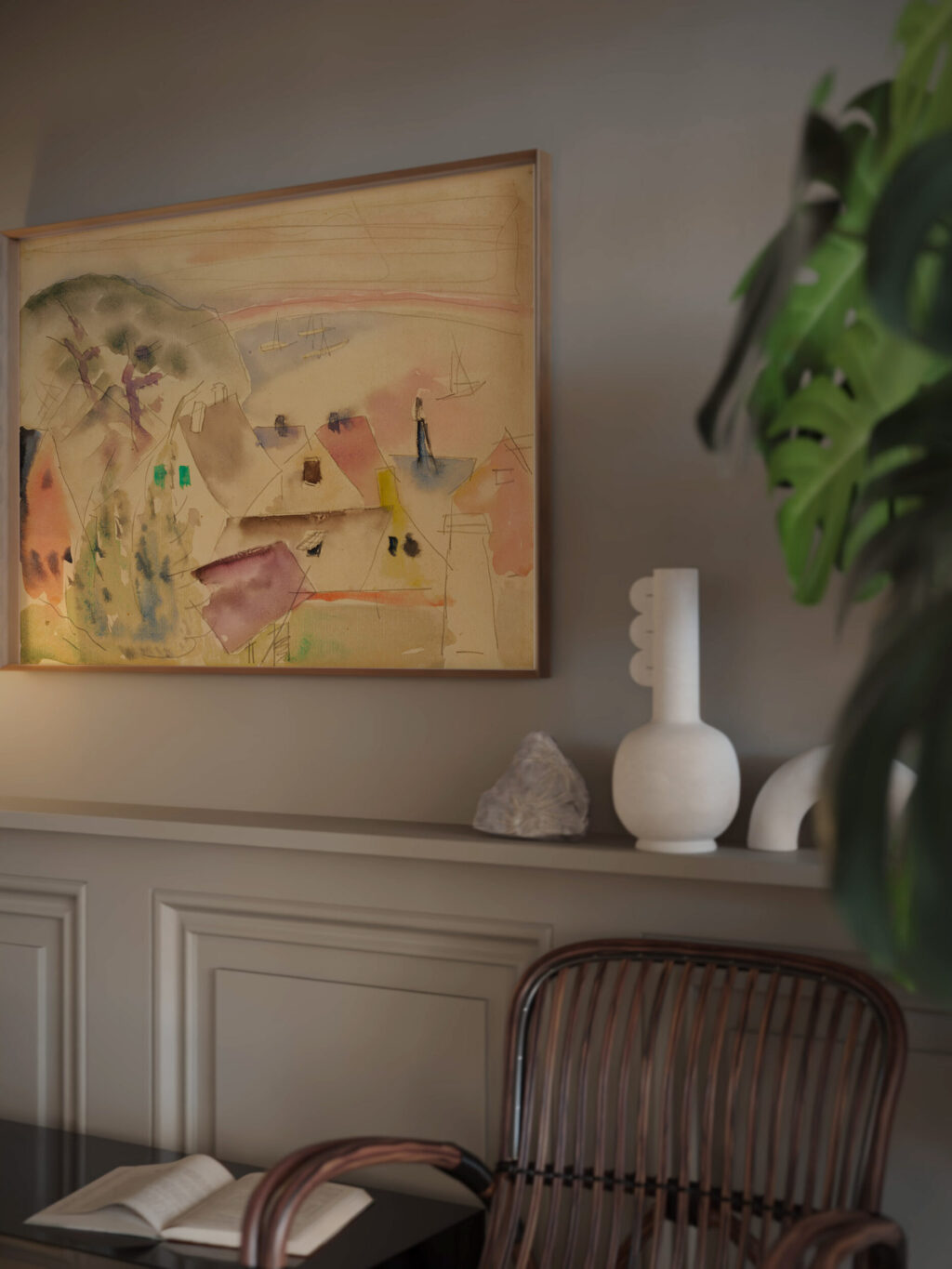 Housetops Seashore circa 1912 16 Charles Demuth video mockup