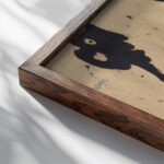 Hovering 1937 42 Louis Soutter close up dark wood mockup