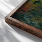 Hunter Shooting 1940–1944 Arnold Peter Weisz Kubincan close up dark wood mockup