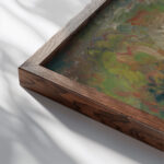 Hunters and Death 1940–1944 Arnold Peter Weisz Kubincan close up dark wood mockup