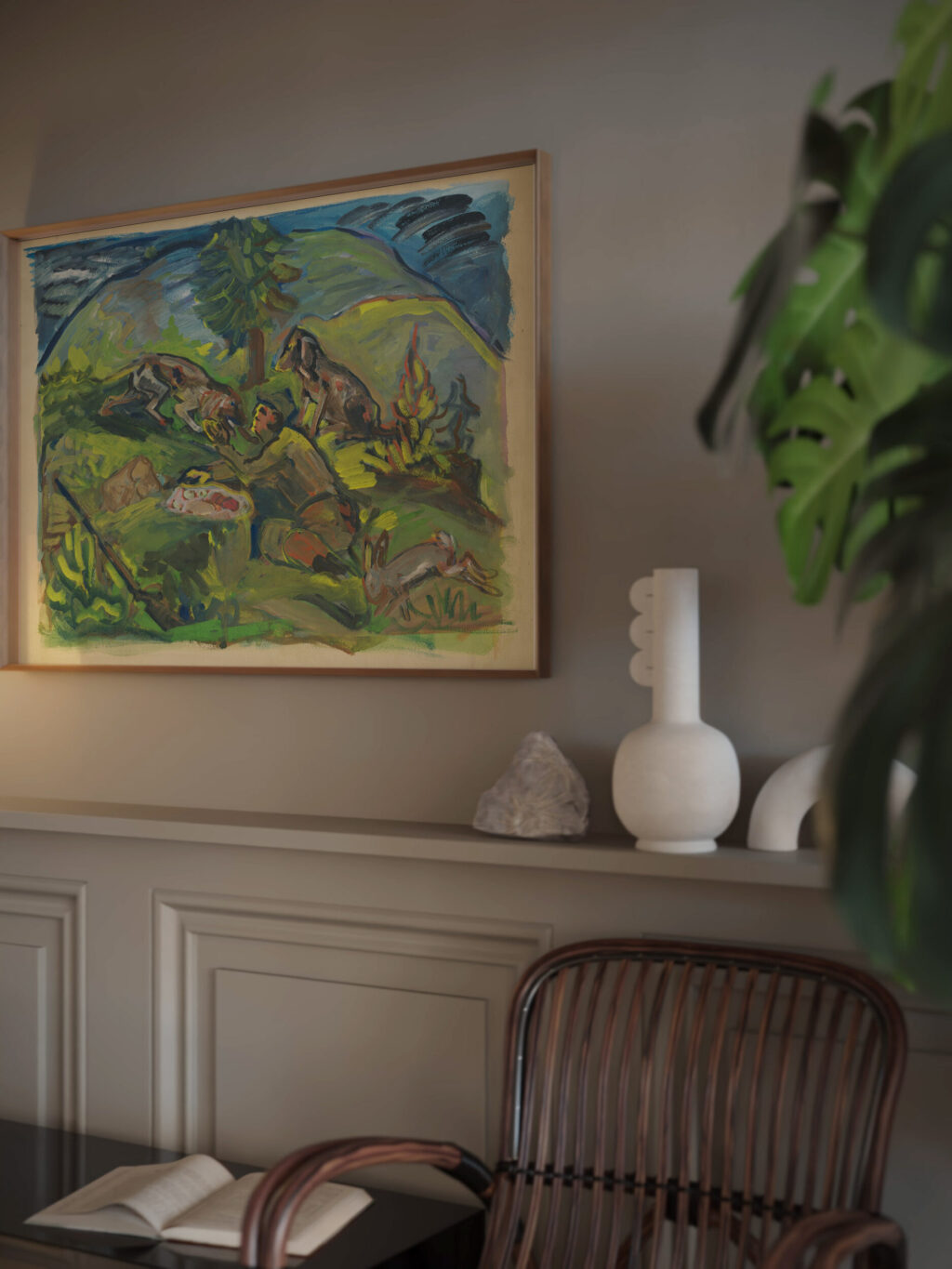 Hunting Motif 1940–1943 Arnold Peter Weisz Kubincan video mockup