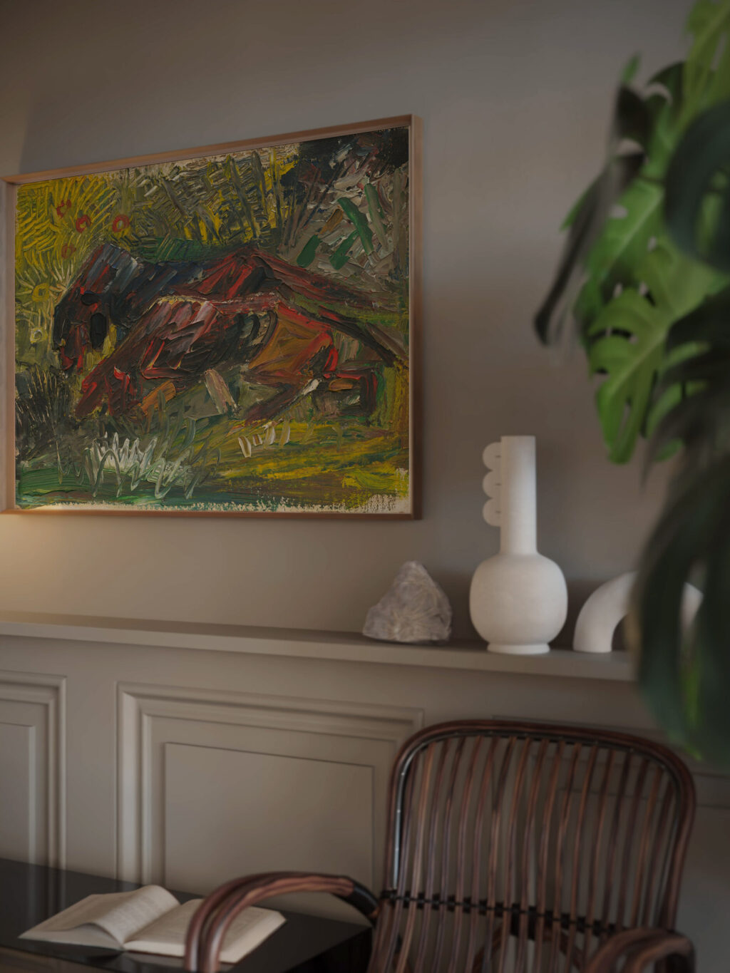 Hunting dogs 1930 1939 Arnold Peter Weisz Kubincan video mockup