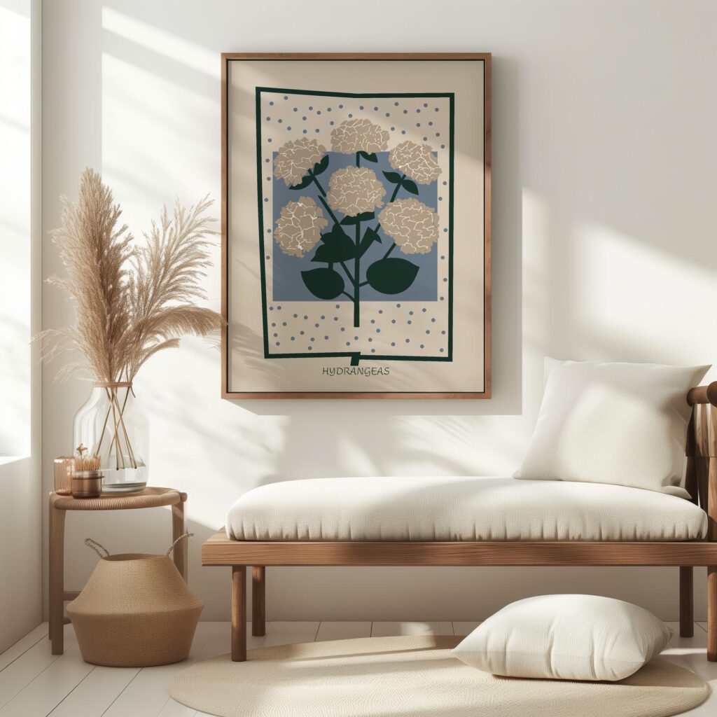 Hydrangeas 5 mockup