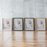 Hydriotaphia 1932 Paul Nash framed posters mockup