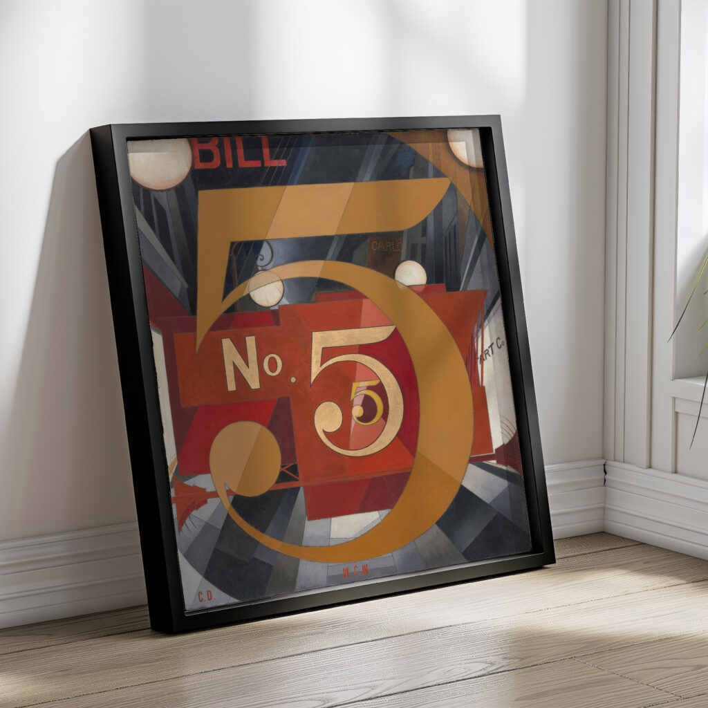 I Saw the Figure 5 in Gold 1928 Charles Demuth 4 mockup