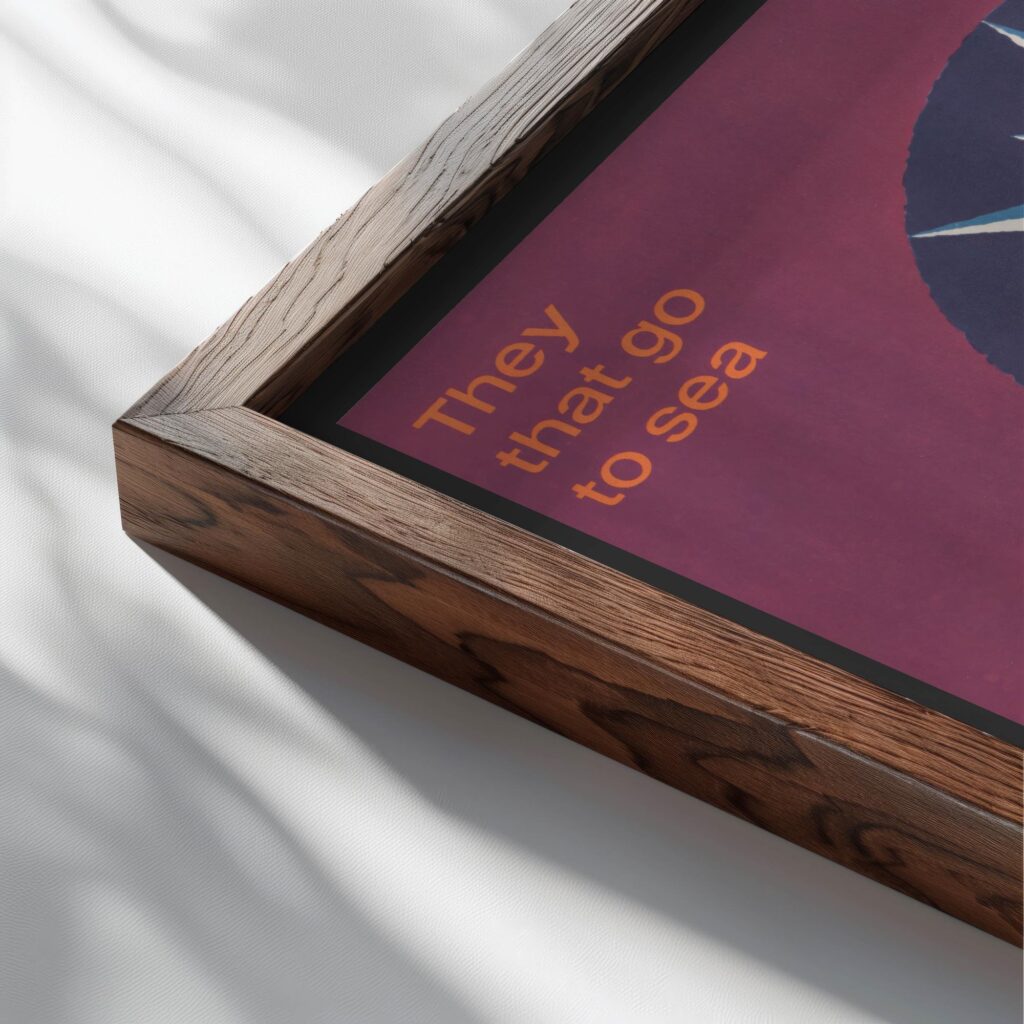 I am the way… St. John 14 6 1963 Binder topaz close up dark wood mockup