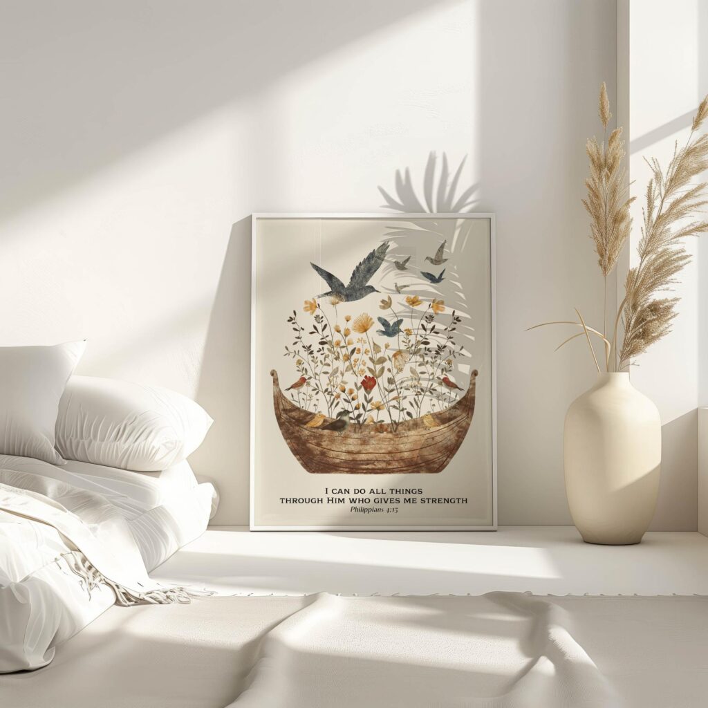 I can do all things noah ark 4 mockup