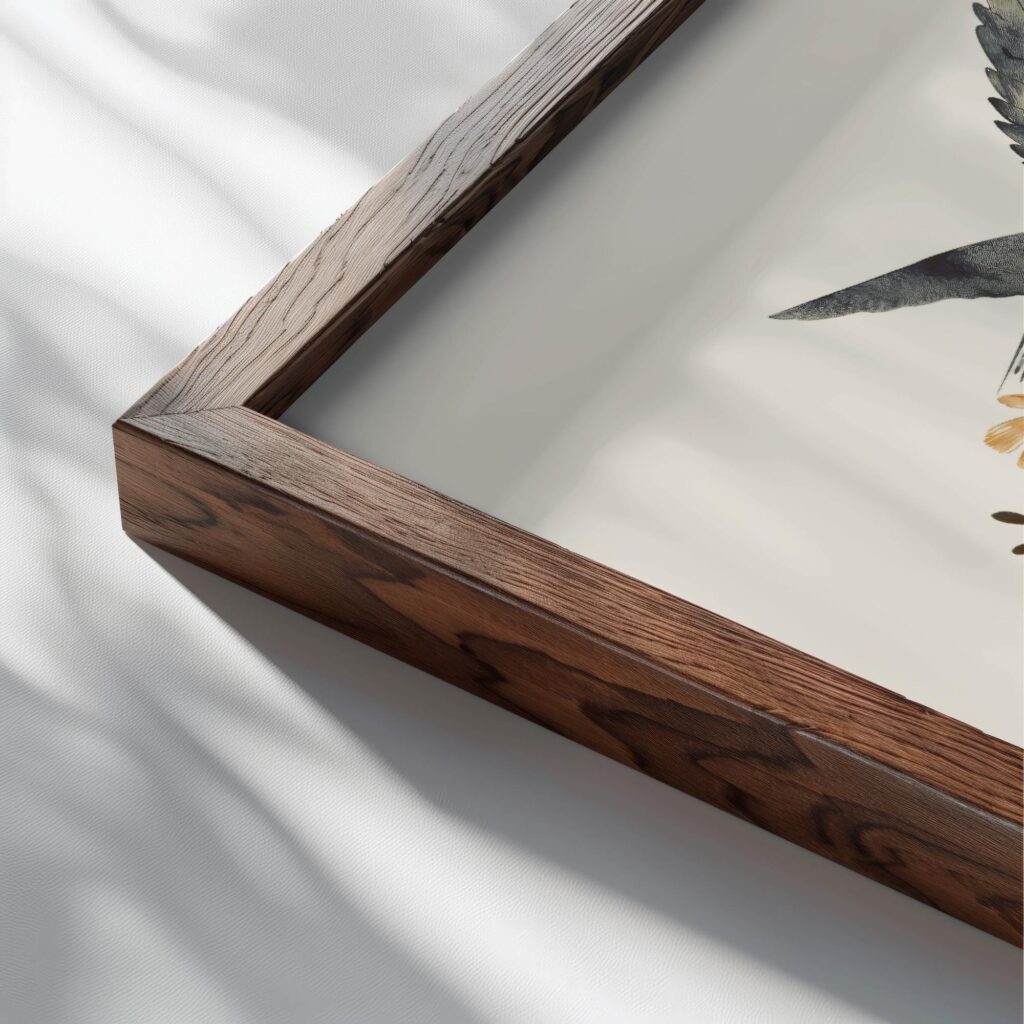 I can do all things noah ark close up dark wood mockup