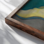 II. Weltkrieg around 1940 Karl Wiener close up dark wood mockup