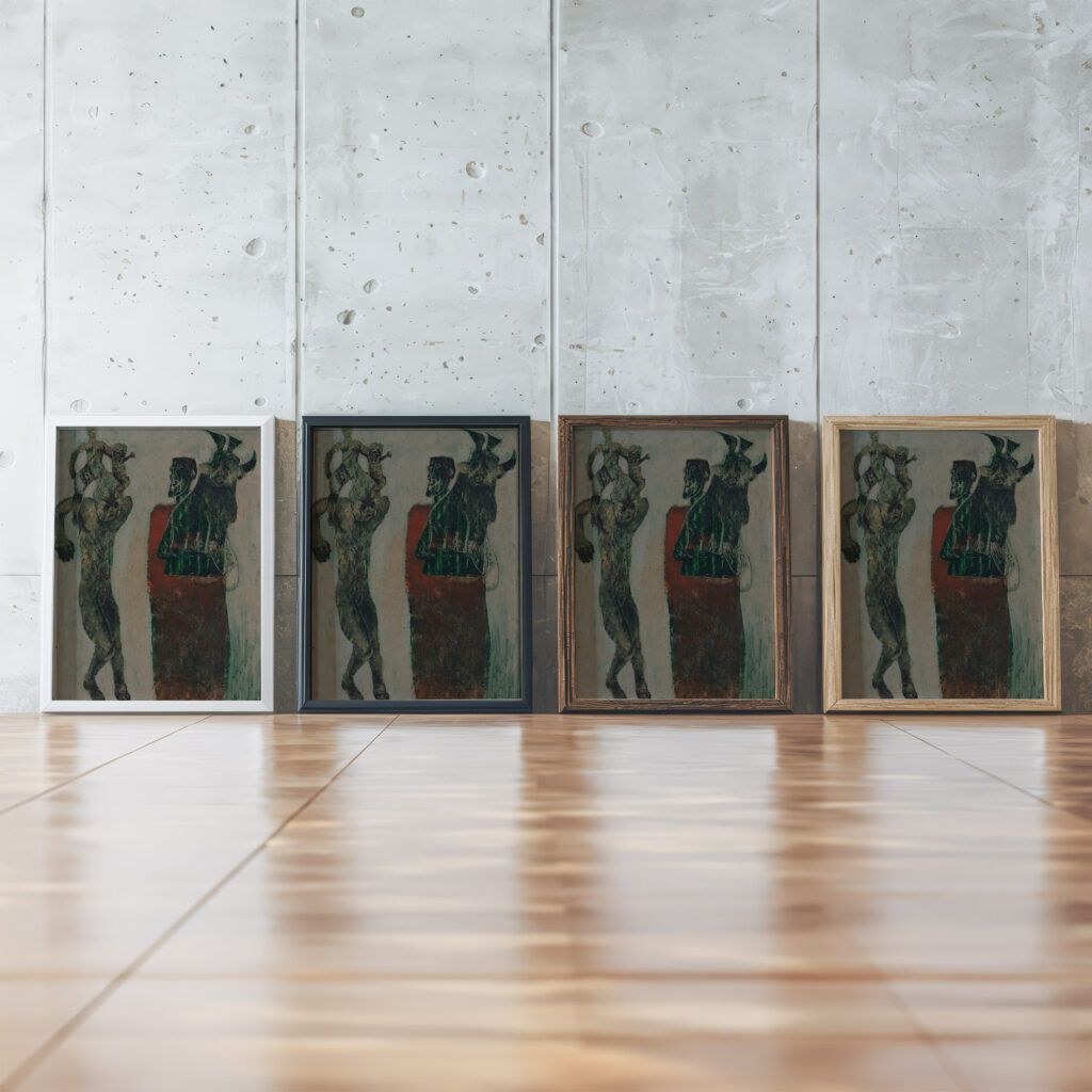 Idolen spoken from 1928 until 1929 Frits van den Berghe framed posters mockup