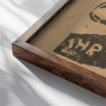 Ihr Menschen Vereinigt Euch 1919 1920 Franz Wilhelm Seiwert close up dark wood mockup