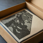 Illustratie met kruisdraging van Christus en nonnen bij gedicht in dichtbundel Sagesse van Paul Verlaine 1895 08 Maurice Denis video mockup