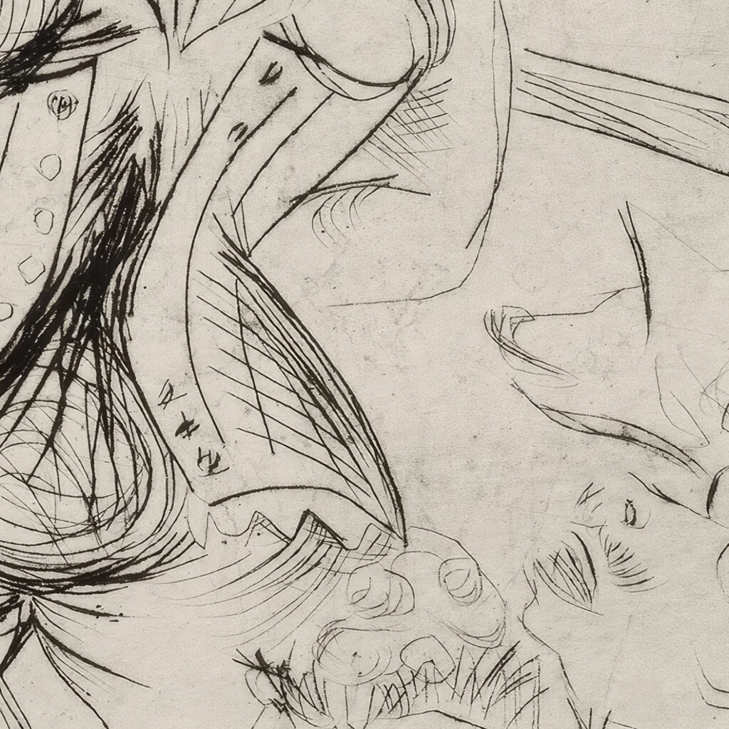 Illustration zur Landsturmerin Courage Paul Kleinschmidt 8 mockup