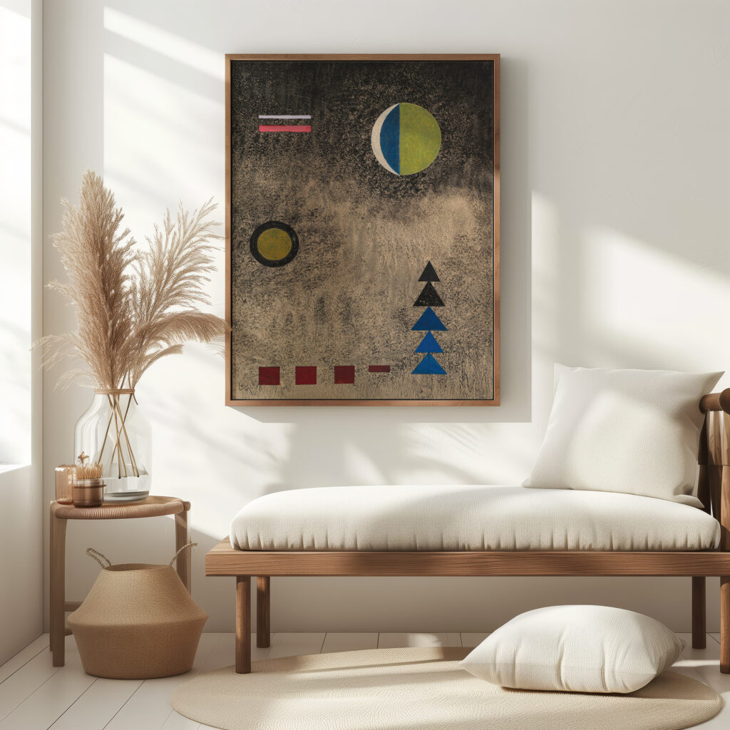 Im lockeren Schwarz 1927 Wassily Kandinsky 5 mockup