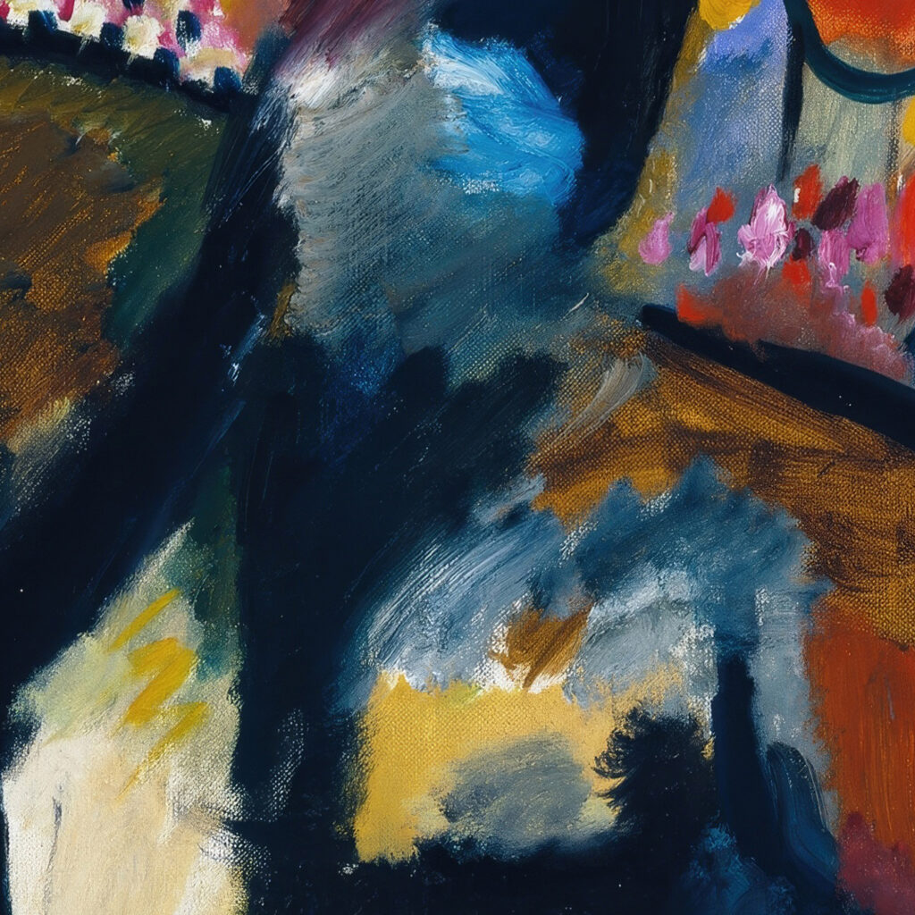 Impression IV Gendarme 1911 Wassily Kandinsky 8 mockup