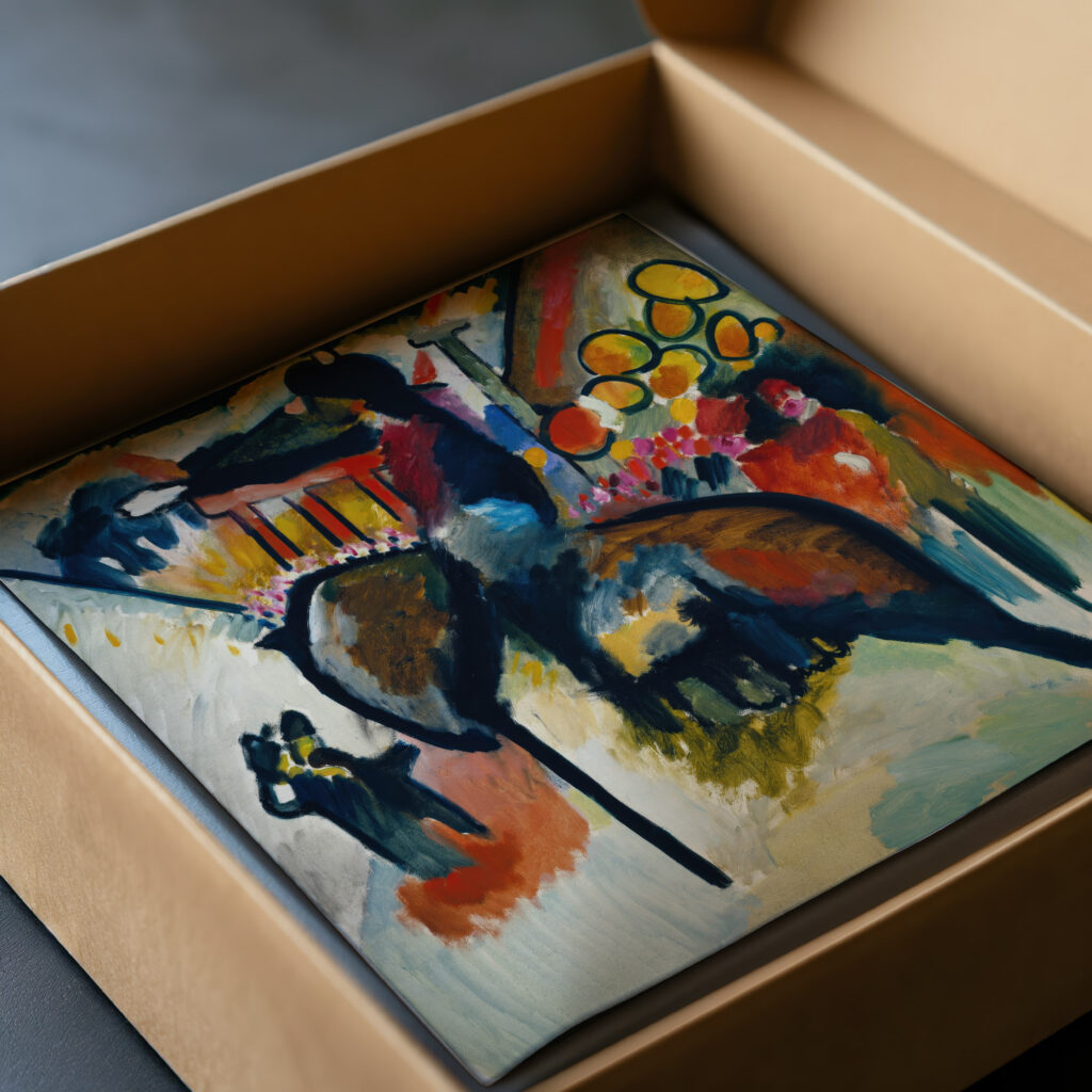 Impression IV Gendarme 1911 Wassily Kandinsky video mockup