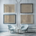 In Angels Care 1931 Paul Klee framed posters mockup