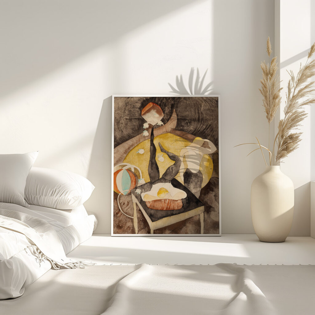 In Vaudeville Two Acrobat Jugglers 1916 Charles Demuth 4 mockup