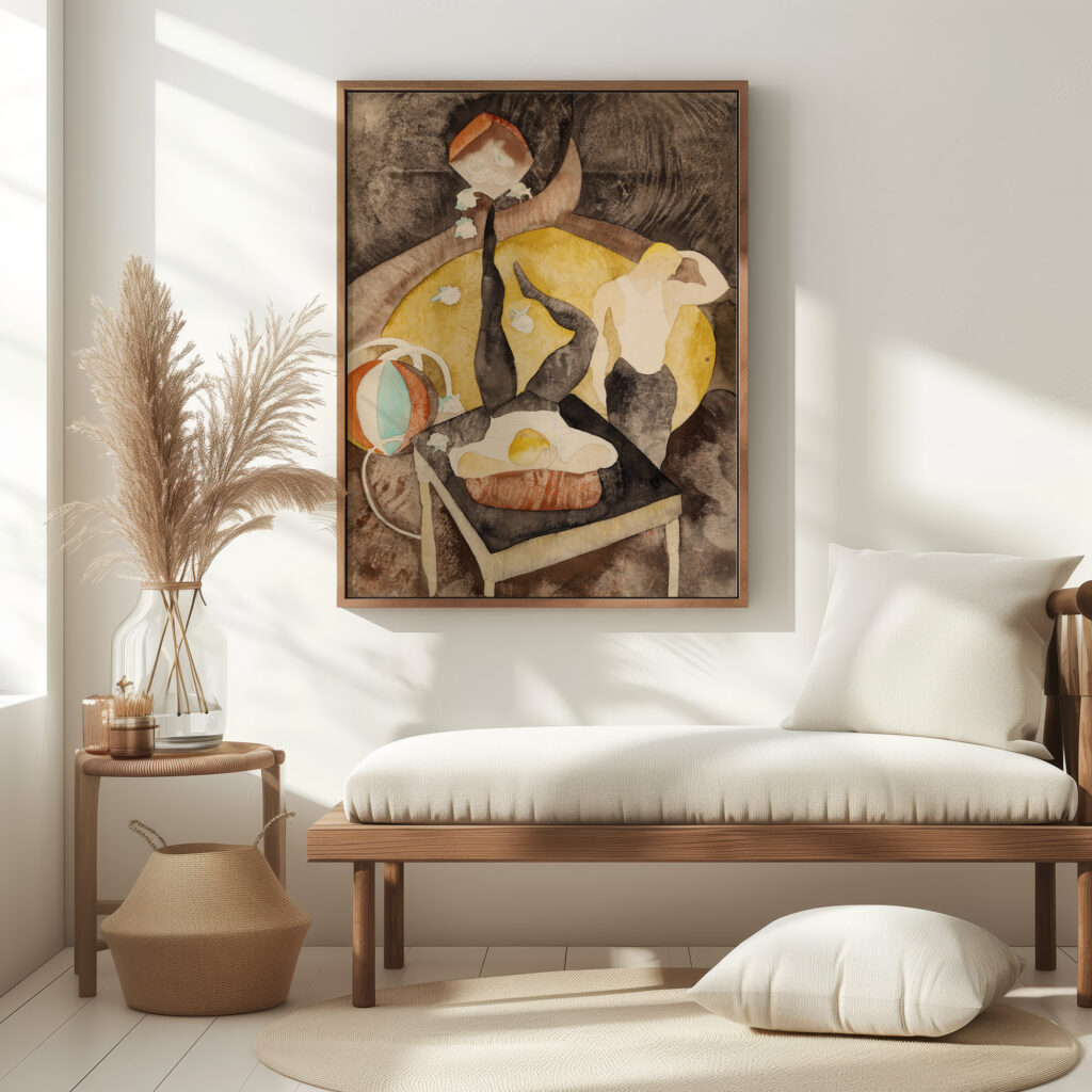 In Vaudeville Two Acrobat Jugglers 1916 Charles Demuth 5 mockup