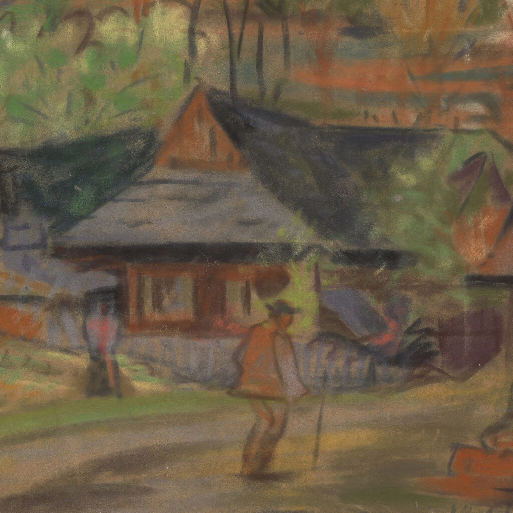 In a Village 1933 Arnold Peter Weisz Kubincan 8 mockup