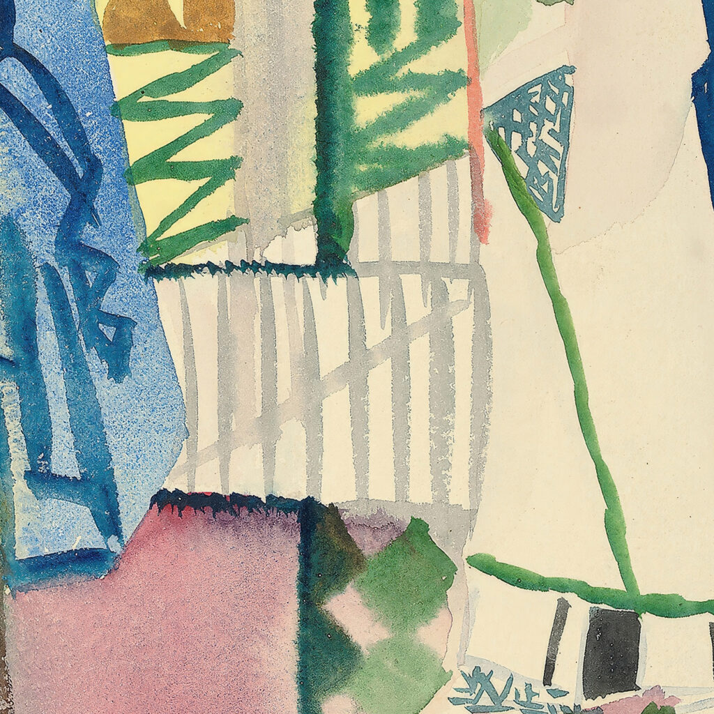 In der Tempelhalle 1914 August Macke 8 mockup