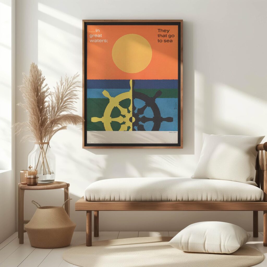 In great water … Psalms 107 23 1963 Binder topaz 5 mockup