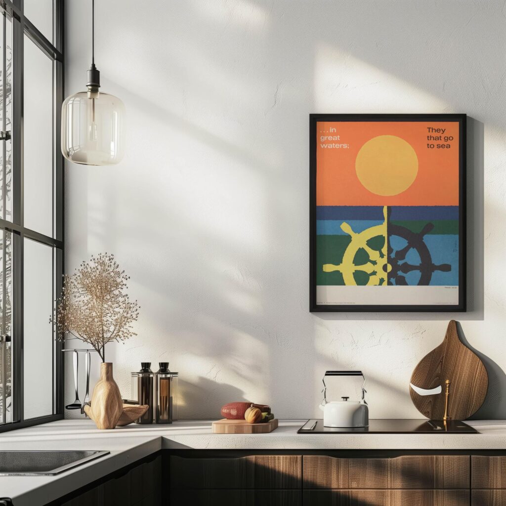 In great water … Psalms 107 23 1963 Binder topaz 6 mockup