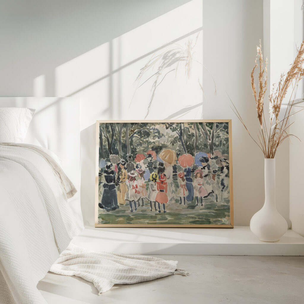 In the Park ca. 1915–20 Maurice Prendergast 4 mockup