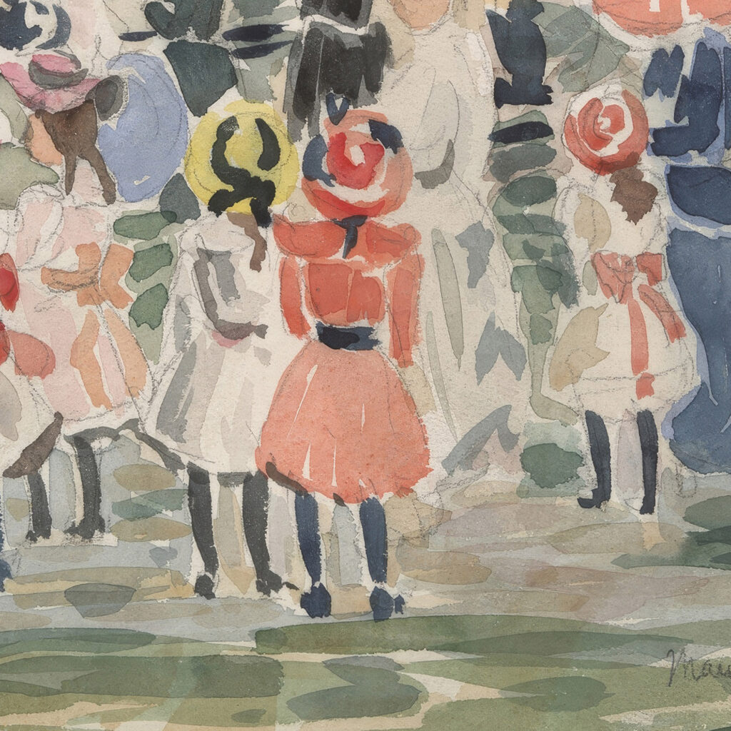 In the Park ca. 1915–20 Maurice Prendergast 8 mockup