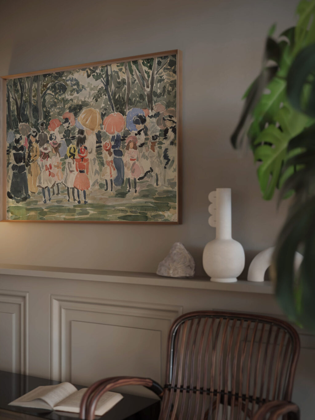 In the Park ca. 1915–20 Maurice Prendergast video mockup