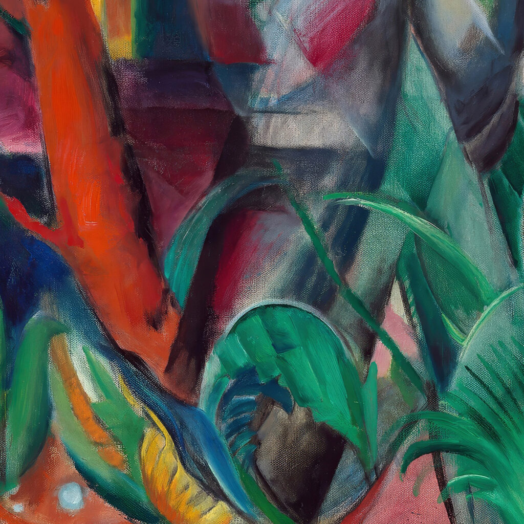 In the Rain 1912 Franz Marc 8 mockup