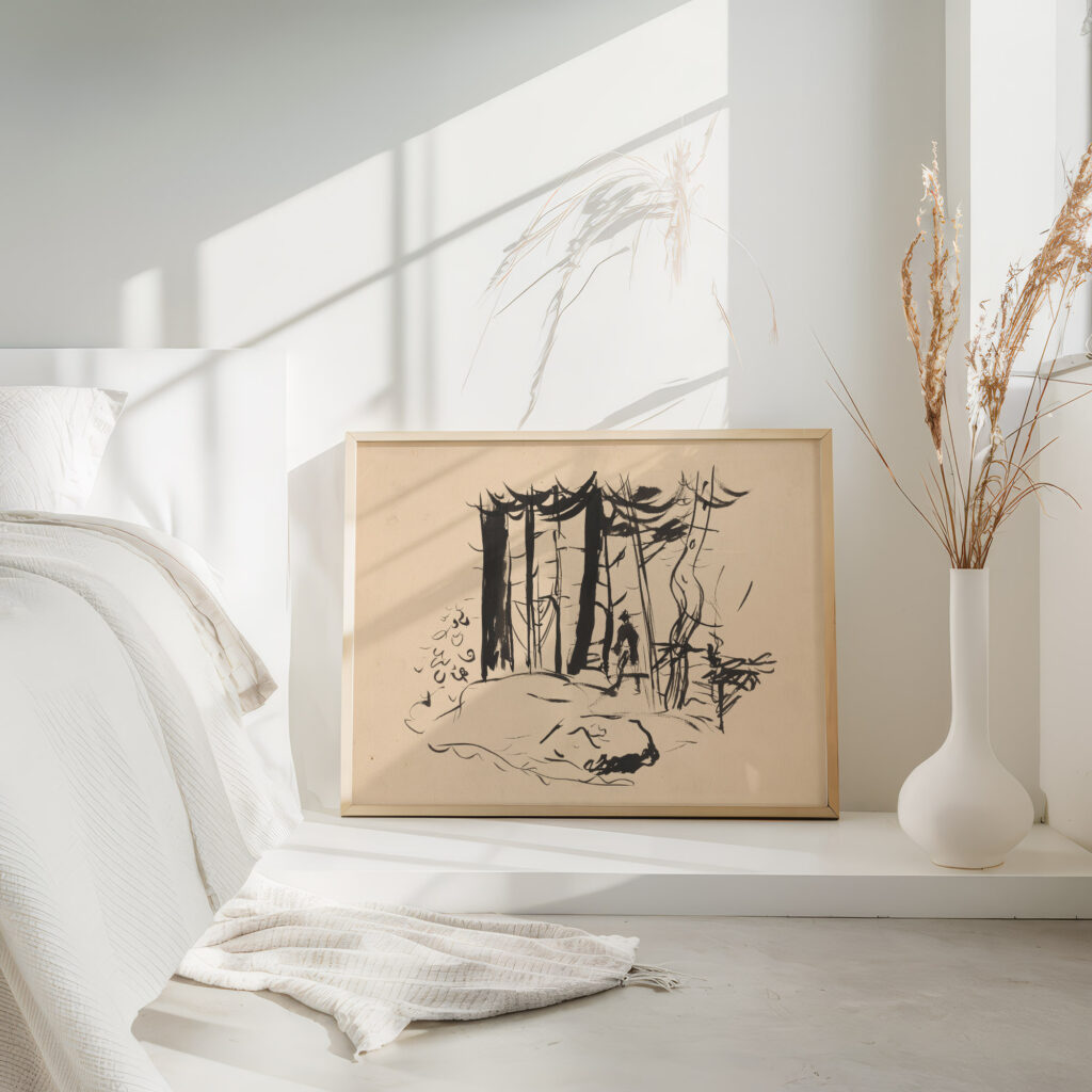 In the forest 1941 Arnold Peter Weisz Kubincan 4 mockup