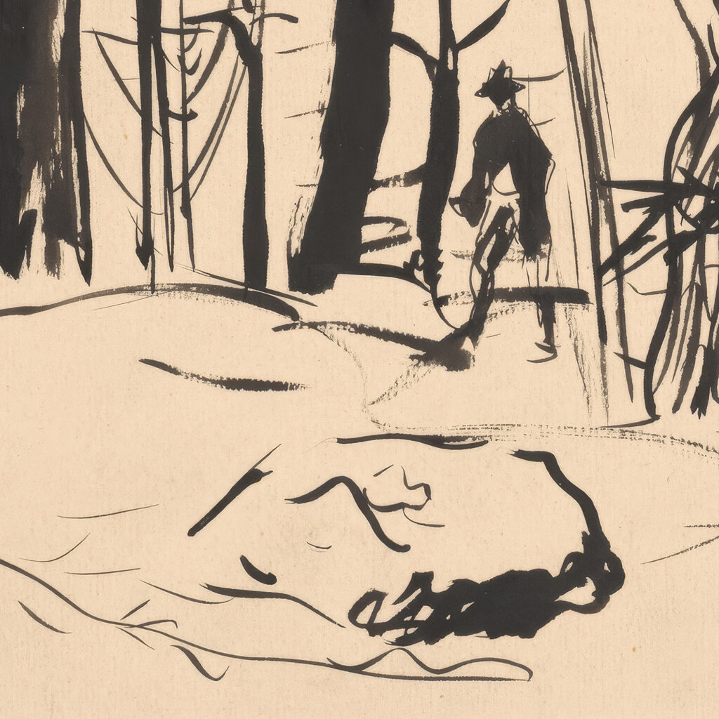 In the forest 1941 Arnold Peter Weisz Kubincan 8 mockup