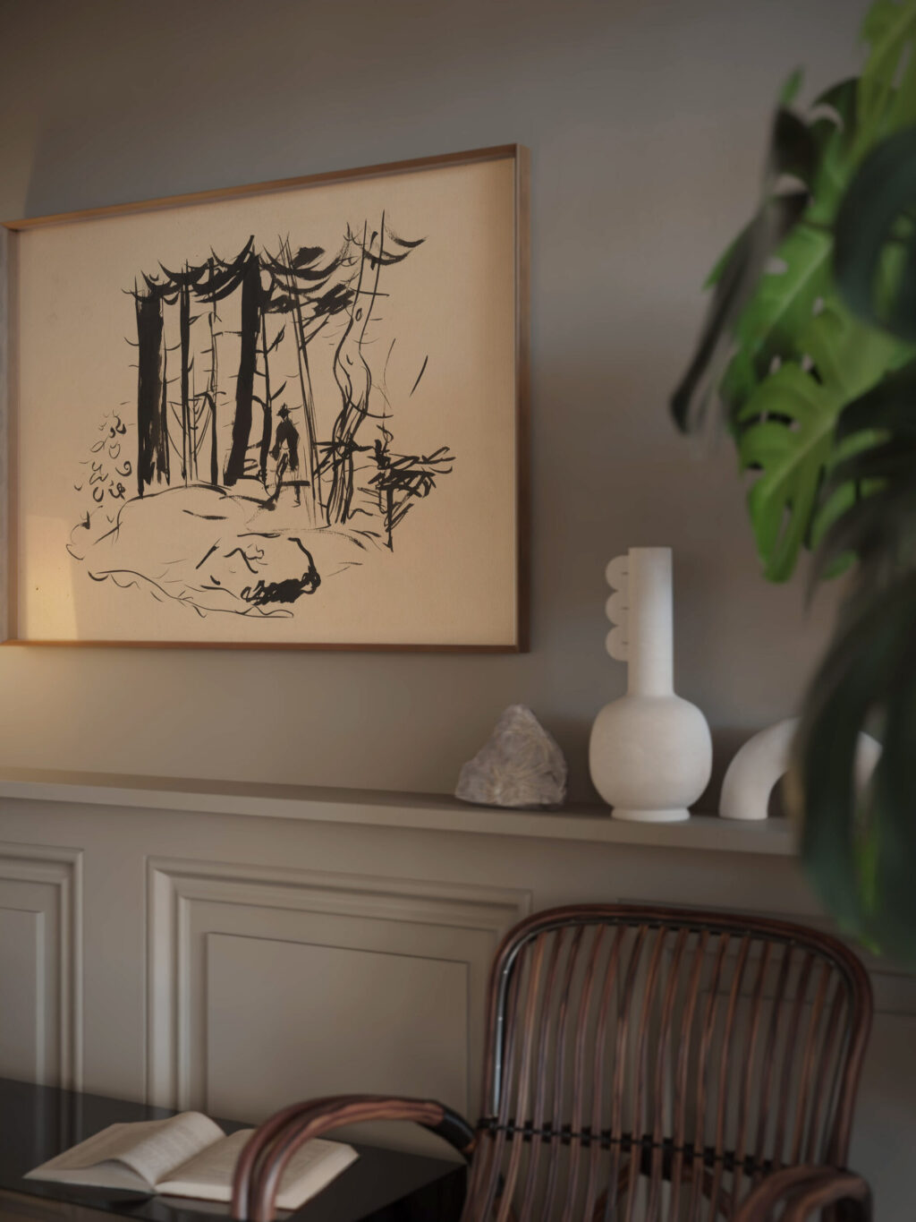 In the forest 1941 Arnold Peter Weisz Kubincan video mockup